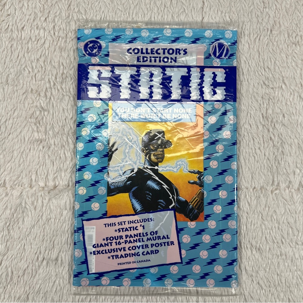 DC Comics Collector's Edition Static Shock Comic Facsimile